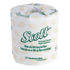 SCOTT® GreenSeal Certified 2-Ply Standard Roll Bathroom Tissue -